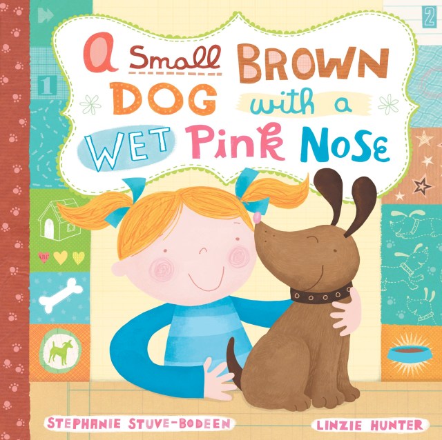 A Small Brown Dog with a Wet Pink Nose