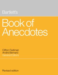 Bartlett’s Book of Anecdotes