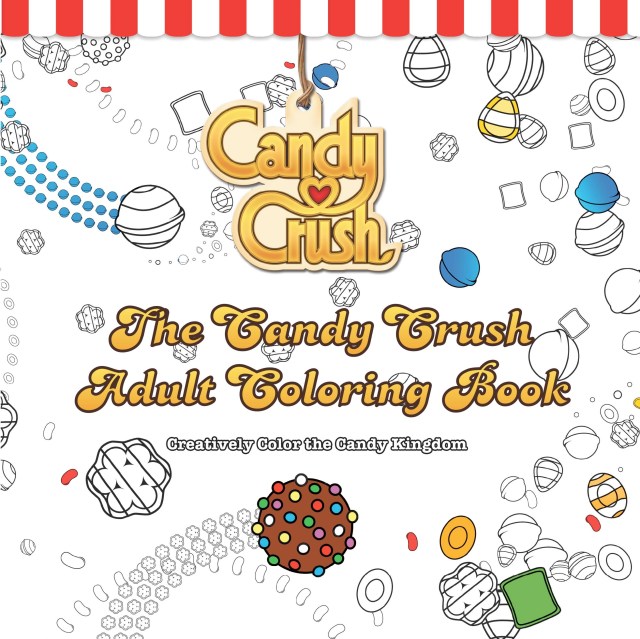 The Candy Crush Adult Coloring Book