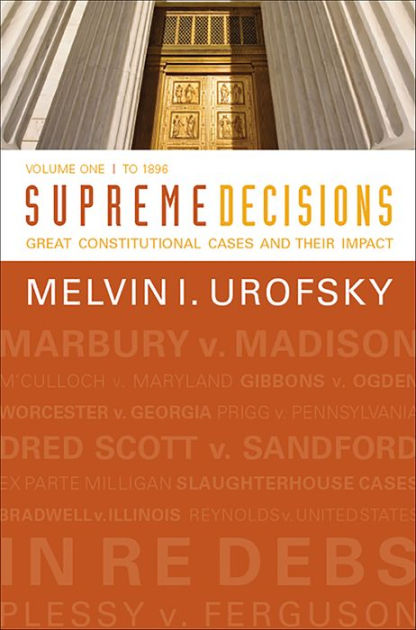 Supreme Decisions, Volume 1