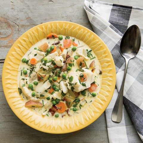 storey-Springs-First-Chowder-with-Fresh-Herbs-and-Peas