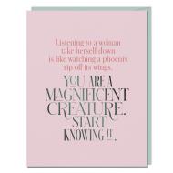 You Are A Magnificent Creature Card
