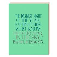 The Darkest Night Encouragement Card