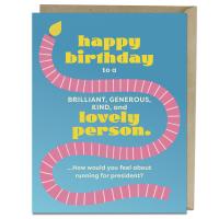 Lovely Person Birthday Card