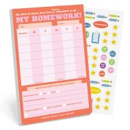 My Homework Weekly Tracker Pad Can-Do Pad with Sticker Sheet