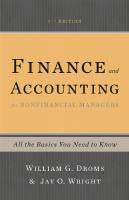 Finance and Accounting for Nonfinancial Managers