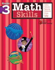 Math Skills: Grade 3 (Flash Kids Harcourt Family Learning)